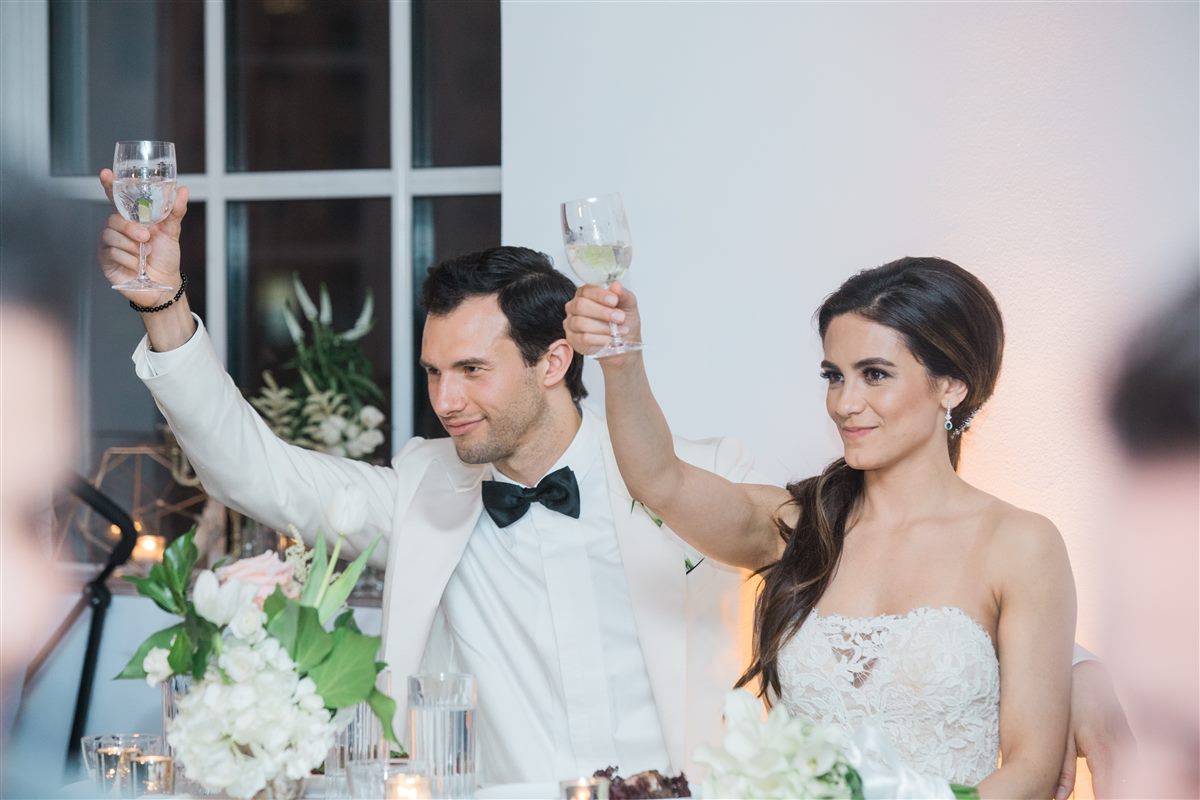A toast raised