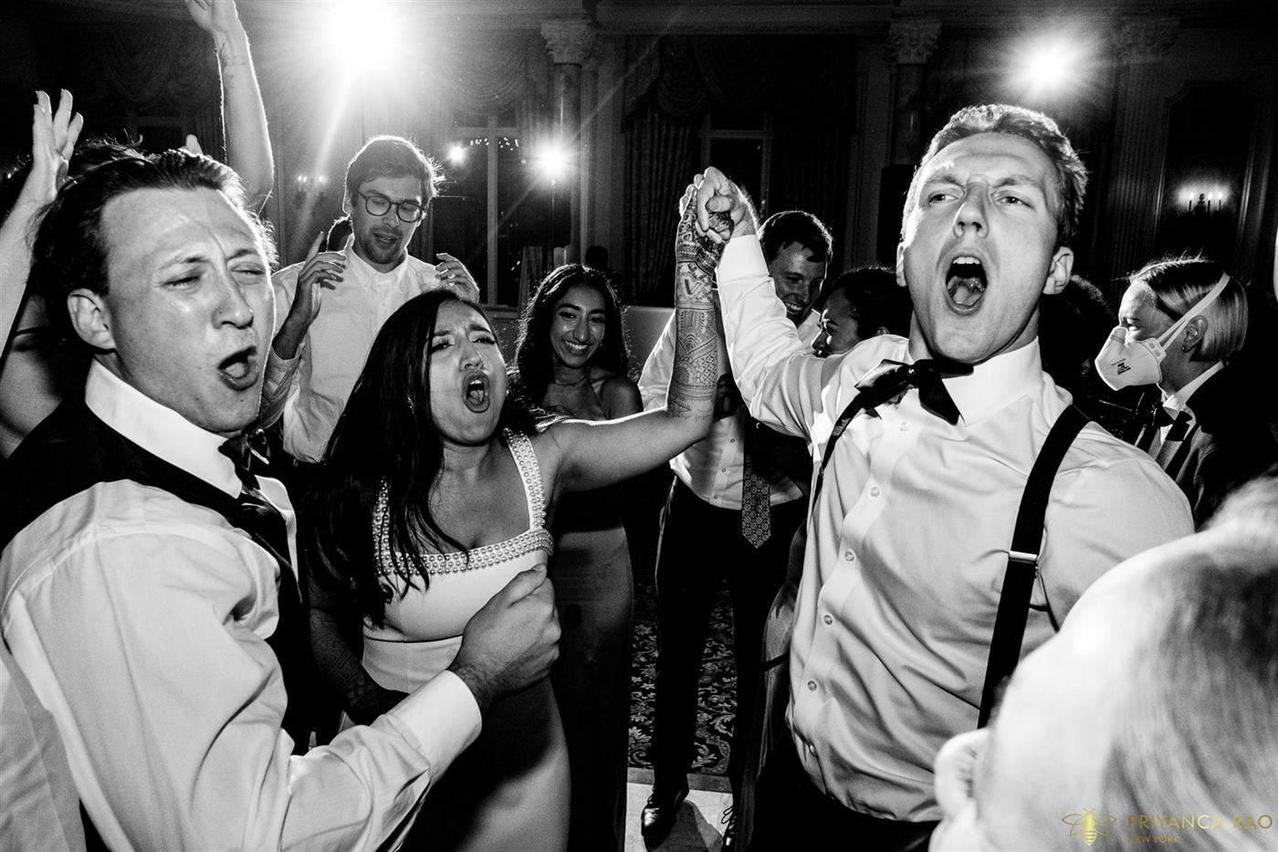 The dance floor, at full volume