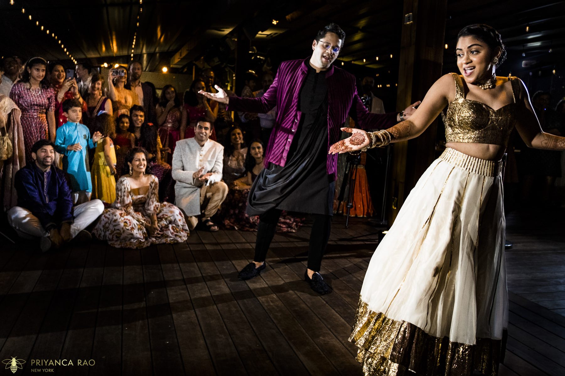 The dance floor at full tilt