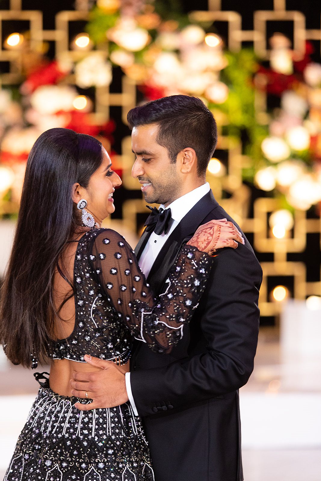 The first dance beneath the candle wall