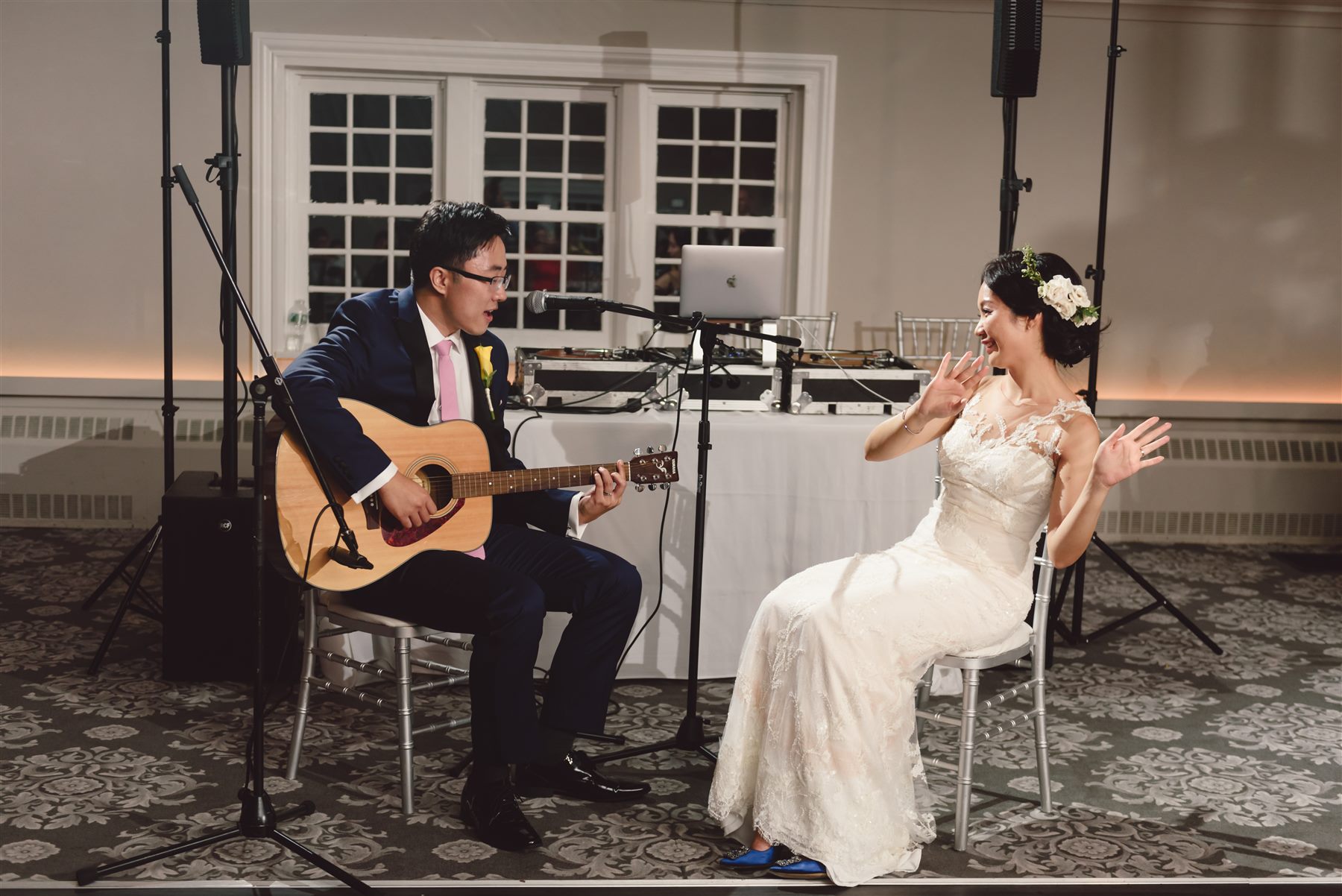 A serenade on guitar