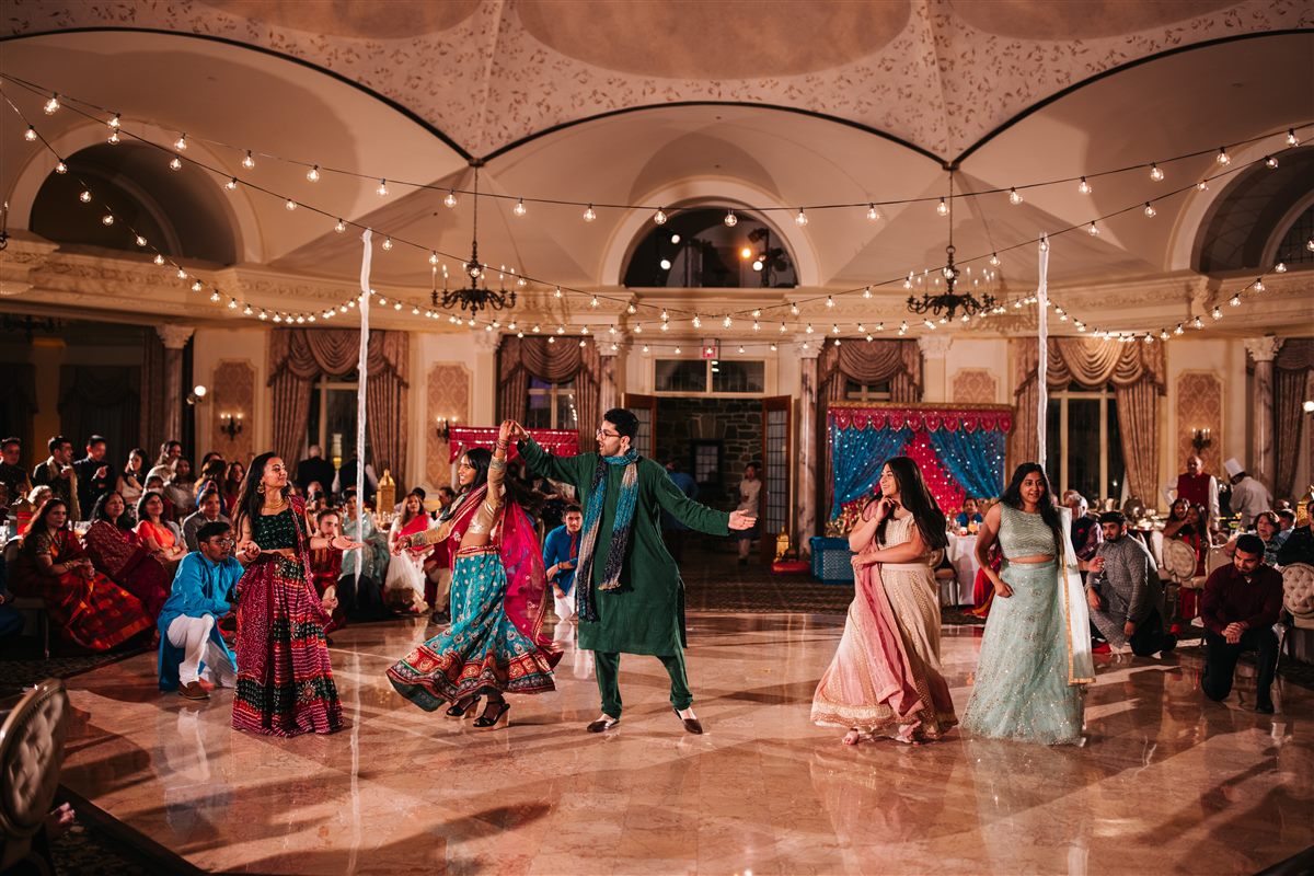 Dancing beneath the domed hall