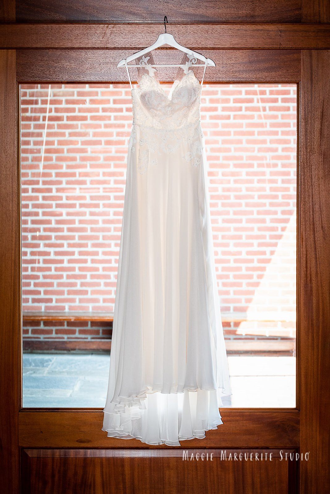 The dress in the doorway