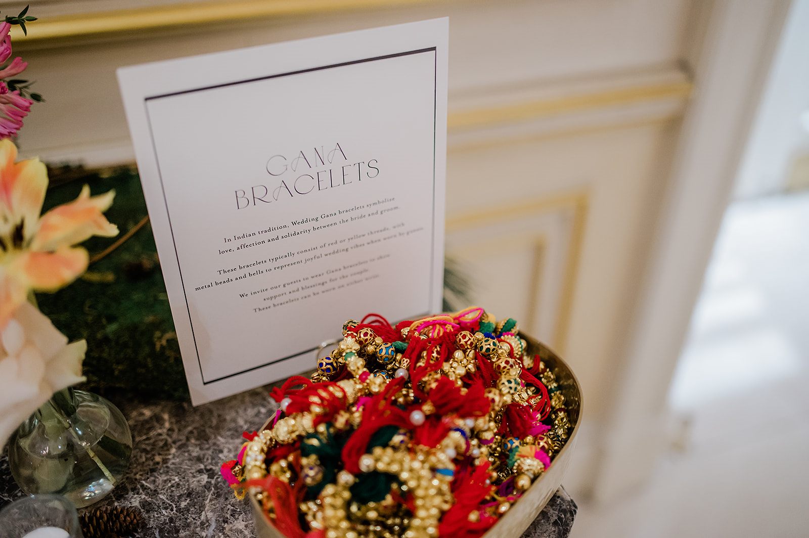 Gajra bracelets in a red box